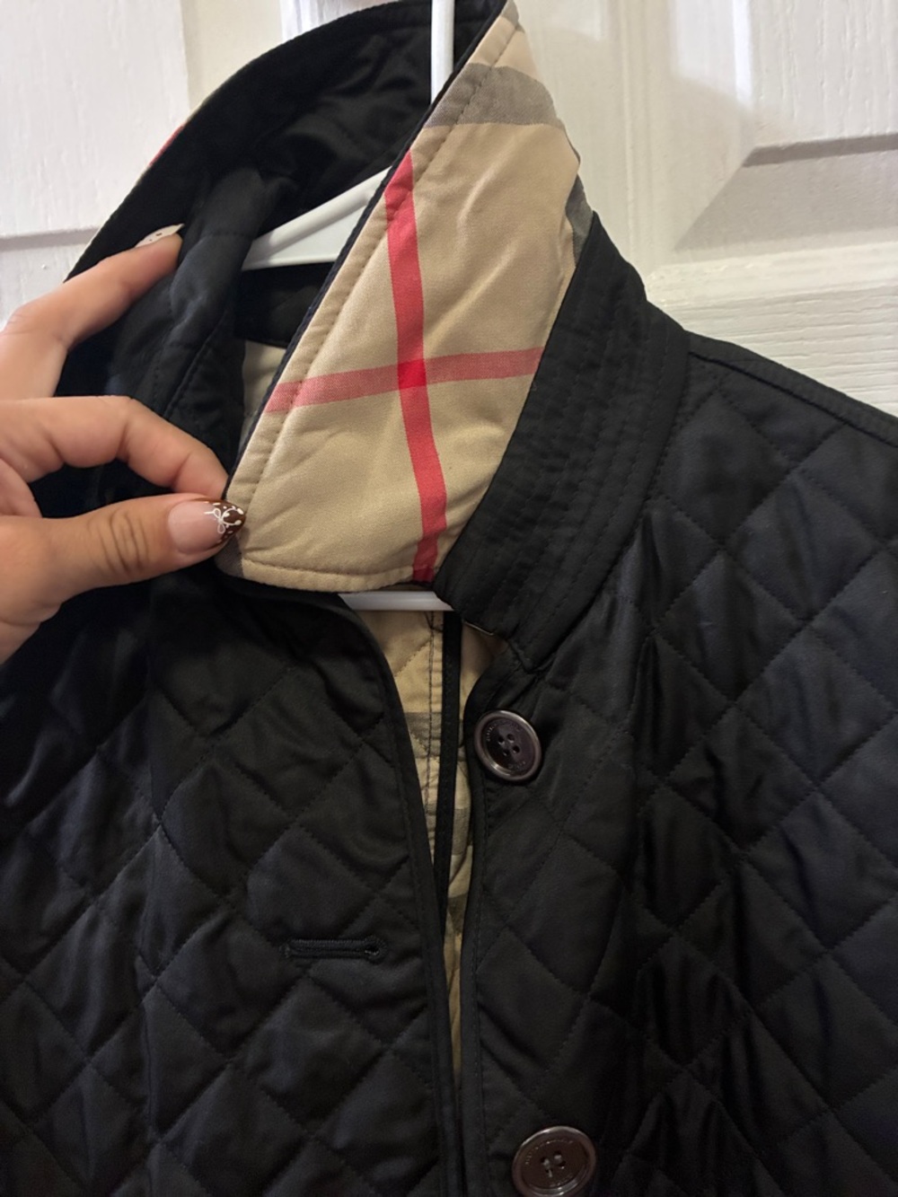 Burberry Classic Quilted Black Women's Jacket - Picture 6 of 6